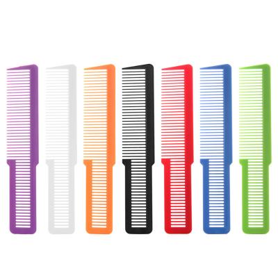 China For Commercial Customized Wide Cut Barber Carbon Hair Comb Salon Hair Detangling Tooth Comb for sale