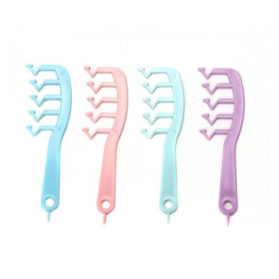 China For Hairdressing Instant Fluffy Instant Hair Comb Home Use Curly Styling Comb Cover Z Shape Combing Brush for sale