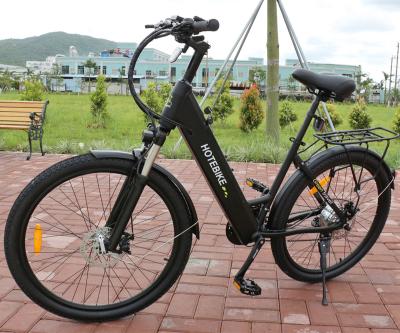 China Aluminum Alloy 24/26/27.5/29 Inch 750w Mid Motor 36V 48V 250w 350w 500w Driver 750w Mid Motor Hidden Battery Electric Bicycle City Bike for sale