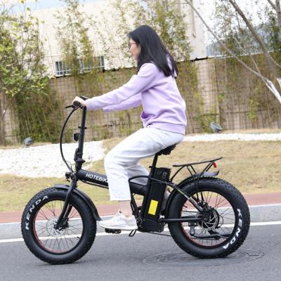 China 20*4.0 Inch Standard Range Folding Fat Bike 36V 7 Speed ​​Tire Bicycle Mountain Bike 250W 350W for sale