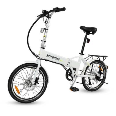 China Aluminum alloy 20 inch light city electric folding bike for adults for sale