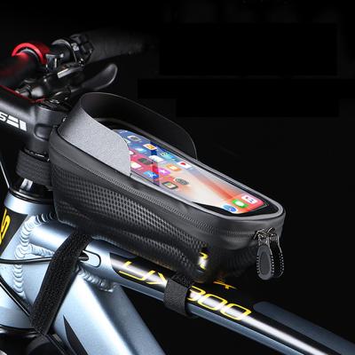 China Front Frame Waterproof Bicycle Bags Water Proof Large Capacity Bicycle Tube Top Bag for sale