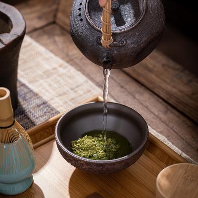 China Matcha Viable Ceramic Bowl for Tea Scoop Matcha Beater Large Tea Bowl for sale