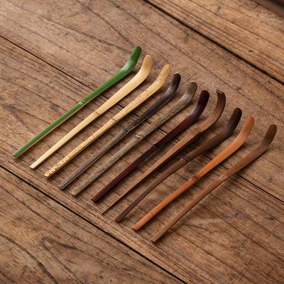 China China Hot Selling Japanese Bamboo Handmade Bamboo Tea Spoon Dial Needle Lotus Teaspoon Tea Bamboo Spoon for sale