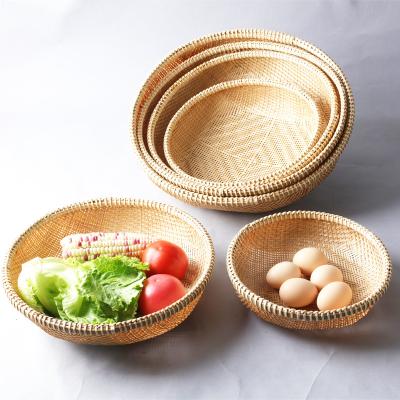 China Viet Nam Basket Bamboo Dustpan Storage Basket Plate Fruit Vegetable Bamboo Bamboo Basket for sale