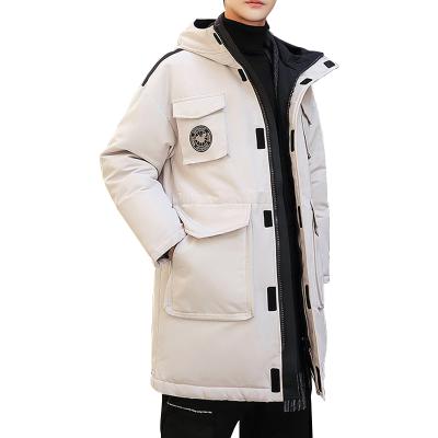 China High Quality Viable Cotton Hooded Coat Thick Warm Stripper Windproof Outwear Long Padded Jacket Custom Made for sale