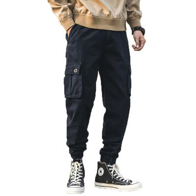 China Anti-pilling OEM Tooling Multi Quality Sports Softshell Pants Outdoor Male Pocket Jogger Tapered Casual Trousers for sale