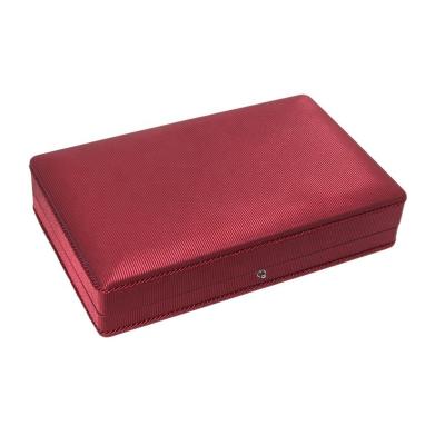 China Large plastic BR-110 wine necklace box - [NAM WAH] custom logo - deluxe - push button for sale