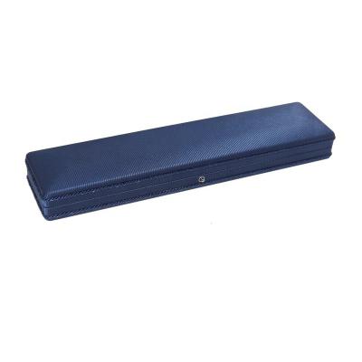 China BR-57 Plastic blue thick bracelet box - [NAM WAH] custom logo - deluxe - push button for sale