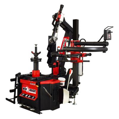 China Automotive tire dismounting machine new illuminated tire changer NB-007 tilt back leverless for sale