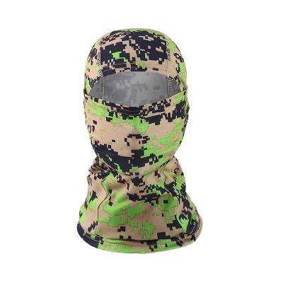 China 95%polyester+5%spandex Full Tactical Camouflage Balaclava Face Mask Warmer Paintball Airsoft CS Neck Headgear for sale