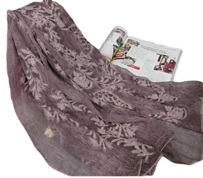 China 95% Polyester + 5% Spandex Wholesale Ply Muslim Hijab Dyed Colorful Chiffon Scarves For Women for sale