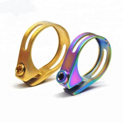 China Build Area Bicycle Seat Post Clamp Colored Hot Titanium Titanium Car for sale