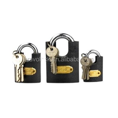 China Iron 40mm To 70mm Half Shackle Protected Padlock for sale