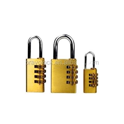 China 4 Brass Combination Numeral Brass Padlock for sale