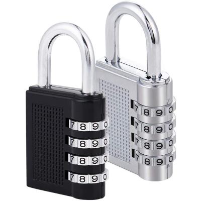 China 4 Digit Combination Padlock Number Padlock Password Locks For Luggage Suitcase Gym Warehouse Lock Padlock for sale