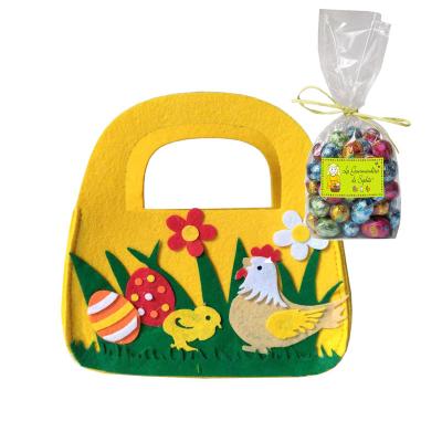 China High Quality Felt Easter Felt Bunny Basket For Child for sale