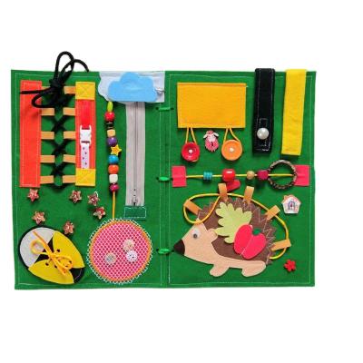 China Developing Intelligence and Activity Baby Montessori Toy Felt Quiet Book Game for Toddlers Educational for sale