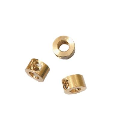 China Industrial Equipment CNC Machining Metal Turning CNC Machined Hardware Brass Parts CNC Machining Brass Nut for sale