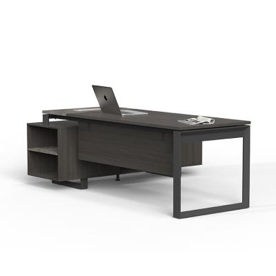 China Other Custom Modern Office Furniture Black MDF Full Size Gaming PC Computer Computer Desk L Shaped for sale