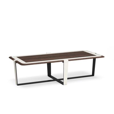 China Modern Wooden Office Coffee Table Durable High End Furniture Large Squares for sale