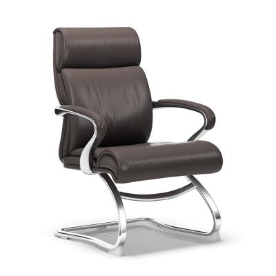 China Ergonomic modern leather office chair (height)adjustable high-end 