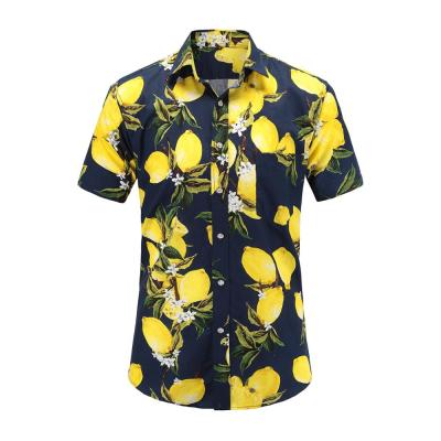 China 2020 Hawaiian Floral Print Anti-Pilling Shirts Mens Custom Made Supplier Fancy Island Factory for sale