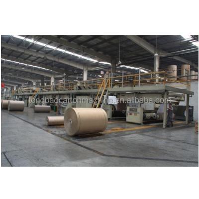 China Automatic 2 3 5-ply Corrugated Cardboard/board Production Line Machine for Manufacturing for sale