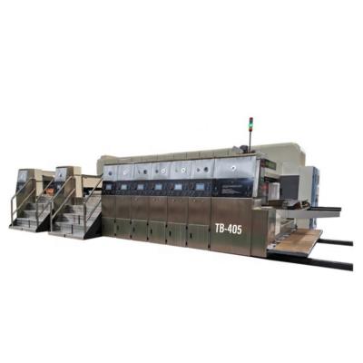 Cina Trasferimento a vuoto ad alta definizione Mobile Type 6-Color Flexo Printing Slotting Die Cutter Machine in vendita