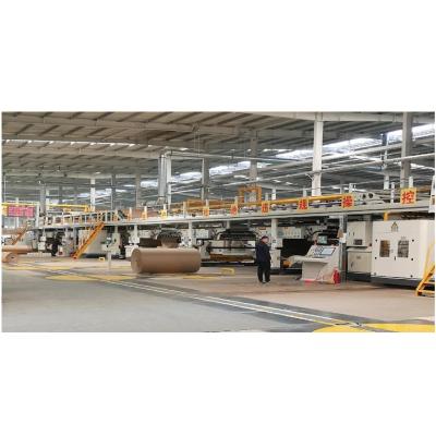 China Highly 180 m/min 5ply Automatic Corrugated Box Production Line for 3layers Box Making for sale