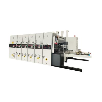 China Automatic High Speed Flexo Plate Printer Slotter Die Cutter for Corrugated Carton for sale