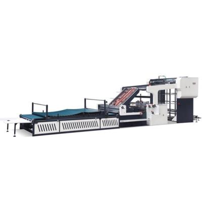 China High Speed Automatic Flute Laminator for Colorful Carton Box 13 kw Film Packaging Type for sale