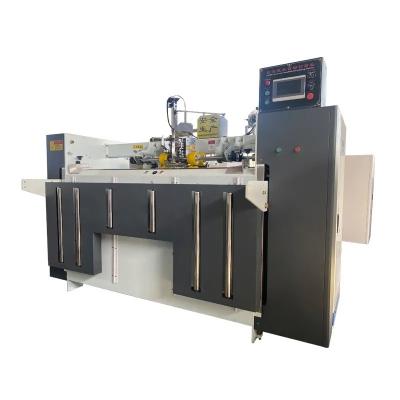 China Semi-Automatic Stitcher for Corrugated Paper Double Servo Cardboard Nail Box Stapling for sale