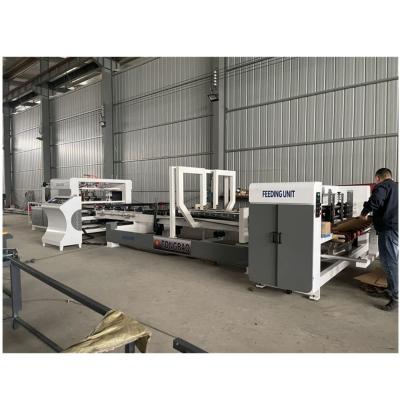 China 380V Folder Gluer Machine for Corrugated Box and Lock Bottom Production for sale