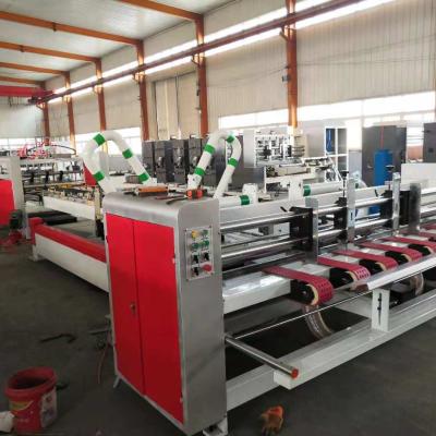 China Houtverpakkingsmateriaal Automatische folder- en lijmkartonmachine voor de volumeproductie Te koop