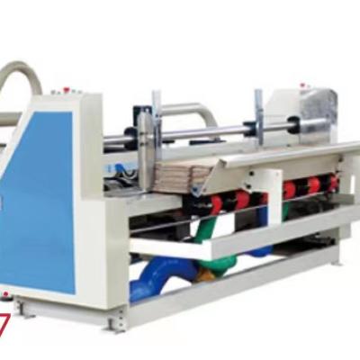 China Máquina semiautomática de pegamento de carpetas de cartón corrugado para la fabricación de cajas de cartón en venta