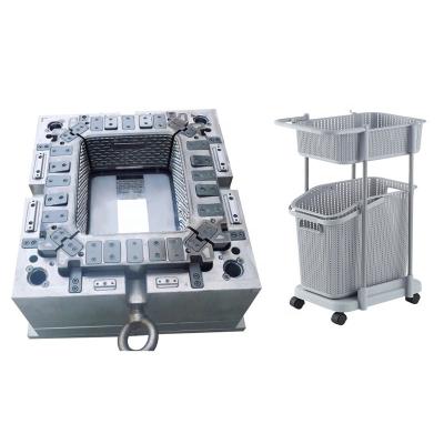 China Custom Plastic 500 Injection Molding Mold Maker For Supermarket / Shop Basket for sale