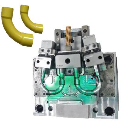 China 500 Parts ABS PP Plastic Injection Mold Molding Plastic Injection Mold Bent Pipe for sale