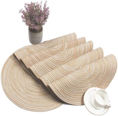 China Other Place Mat Round Round Table Woven Mat Is Suitable For Dining Table for sale