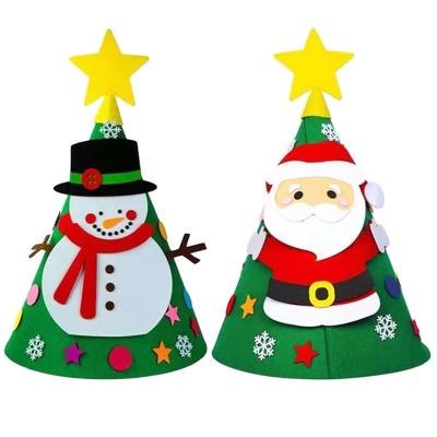 China 50x70 Cm Durable New Year Gifts Kids Diy Felt Gifts Christmas Ornaments Christmas For Hanging Home Tree Decorations for sale