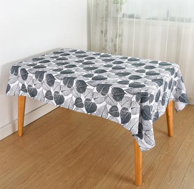 China Factory series waterproof tablecloth polyester printed waterproof and oil-proof tablecloth for sale