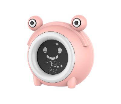 China Calendars Wake Up Kids Alarm Clock Colorful Sound Decor Sleep Trainer Kids Machine Digital & Analog Digital Night Light Clocks for sale