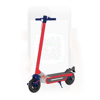 China Suspension Dockless Scooter Rental Ride Sharing Electric Scooter GPS 4G IoT Two Wheel Kick Scooter Rental for sale