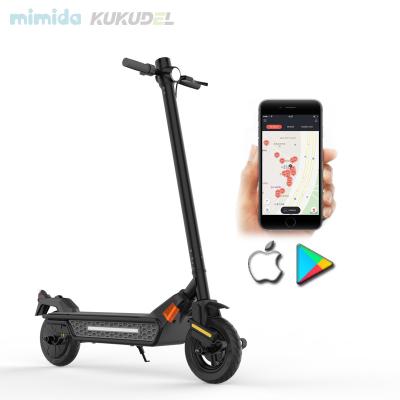 China Highly Durable Mimida 101P Kickscooter Scooter Sharing Big Wheel 10 Inch Kicksharing Electric Scooter With GPS for sale