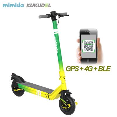 China Suspension On Front And Rear Wheel Urban Mobility Scooter Sharing APP System 500W Motor Scooter Electric Rental Scooter for sale