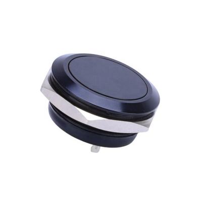 China Oxide Green Black Metal Light Stainless Steel Car Engine 12V LED Momentary Waterproof Push Button 22mm for sale