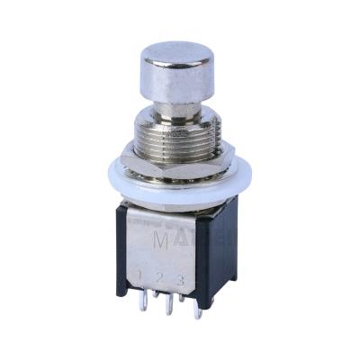 China ON(TOP) Factory supply 12.2mm ON(TOP) solder terminal electric guitar mini momentary push button switch for sale