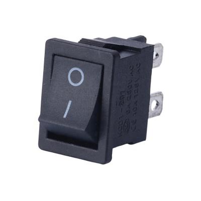 China Round Rocker 4 Pin Toggle Switch Snap AC 6A/250V 10A/125V 2 Weld On/Off Terminal SPST Mini Boat Rocker Switch Car Auto On-Off for sale