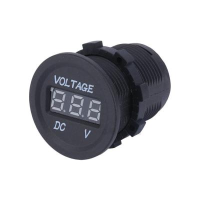 China DC 5-48V LED Digital Auto Voltage Meter Display Voltmeter Optional Motorcycle Red Blue Green Color Car /Truck/Boat/Marine/Motorcycle Car for sale