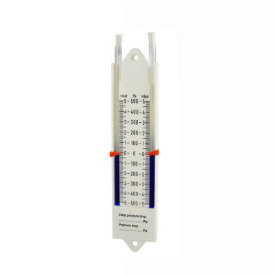 China mbar plastic U-shape manometer inclined U-shape pressure gauge manometer for sale